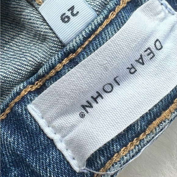 Dear John Blaire Straight Blue Ankle Cropped Jeans Size 29 - Picture 6 of 10